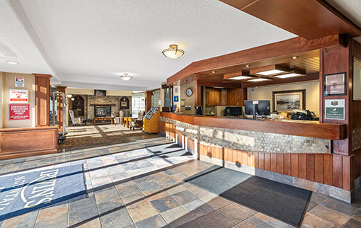 Lobby at Irwin's Mountain Inn