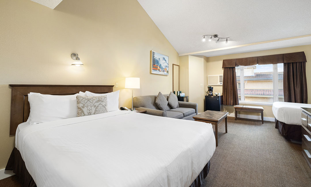 Superior hotel room with a pullout couch
